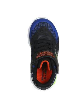 Zapatillas Skechers Flex-Glow Bolt Negro Niño