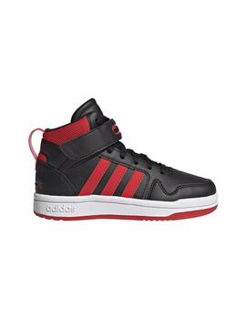 Zapatillas Adidas Postmove Mid K Negro/Rojo/Bco