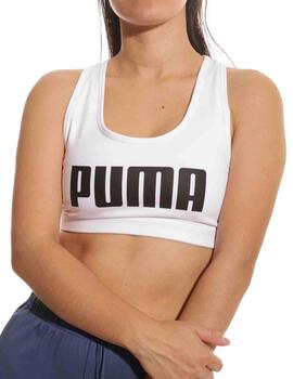 Top Puma Mid Impact 4Keeps Blanco/Negro Mujer