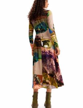 Vestido Desigual Paradise-Lacroix Multicolor Mujer