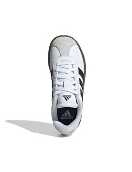 Zapatillas Adidas VL Court 3.0 K Blanco/Negro