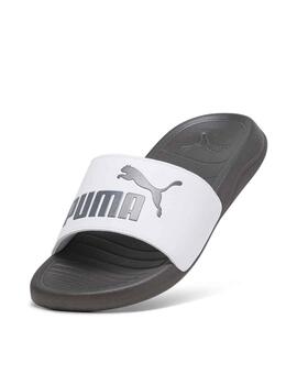 Chanclas Puma Popcat 20 Blanco/Gris