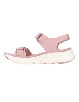 Sandalias Skechers Arch Fit Touristy Rosa Mujer