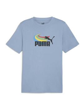 Camiseta Puma Graphics Summer Sports Azul Hombre