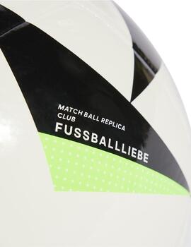 Balón Adidas EURO24 Club Blanco/Negro/Verde