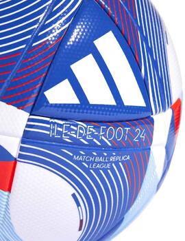 Balón Fútbol Adidas Olympics24 LGE Azul/Bco/Rojo