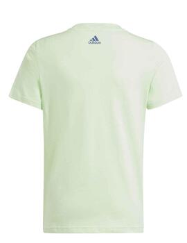 Camiseta Adidas G Lin Verde Niña