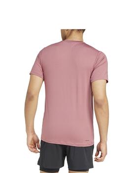 Camiseta Adidas TR-ES Stretch T Rosa Hombre