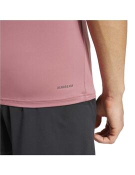 Camiseta Adidas TR-ES Stretch T Rosa Hombre