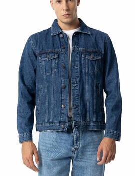 Cazadora Tiffosi Bleue Denim Oscuro Hombre