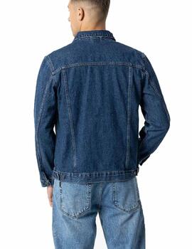 Cazadora Tiffosi Bleue Denim Oscuro Hombre