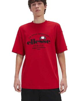 Camiseta Ellesse Zalenti Rojo Hombre