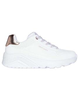 Zapatillas Skechers Uno Blanco Niña