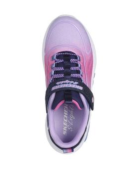 Zapatillas Skechers Rainbow Cruisers Mor/Ros Niña