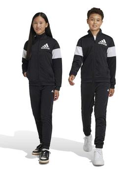 Chandal Adidas B TS Negro/Blanco Niño