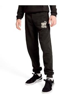 Pantalon Puma ESS+ MID 90s Sweatpants Negro Niño