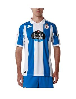 Camiseta Kappa Kombat Home Deportivo 2025 Bco/Azul