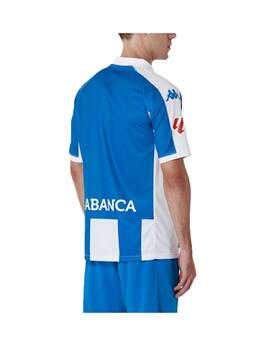 Camiseta Kappa Kombat Home Deportivo 2025 Bco/Azul