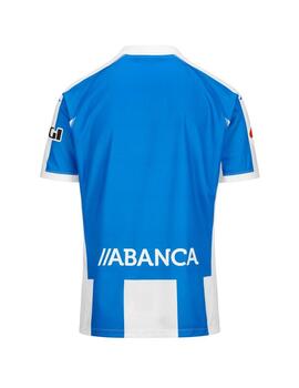 Camiseta Kappa Kombat Home Deportivo 2025 Bco/Azul