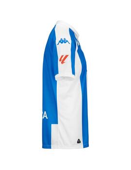 Camiseta Kappa Kombat Home Deportivo 2025 Bco/Azul