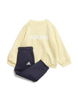 Chándal Adidas I Lin FL Jog Amarillo/Marino