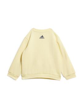 Chándal Adidas I Lin FL Jog Amarillo/Marino