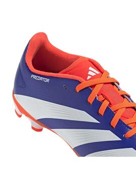 Botas Fútbol Adidas Predator League MG J Azul/Rojo