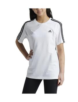 Camiseta Adidas G 3S BF T Blanco/Negro Niña