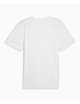 Camiseta Puma RUN FAV FOREVER FASTER Blanco Hombre