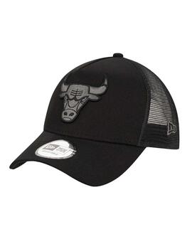 Gorra New Era 940 Bob Team Logo Trckr ChiBul Negro