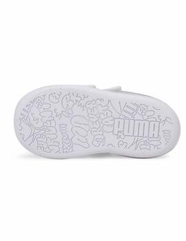 Zapatillas Puma Multiflex Glitz FS V PS Bco Niña