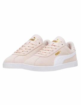 Zapatillas Puma Club II Jr Rosa/Blanco