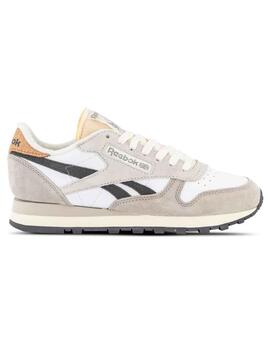 Zapatillas Reebok Classic Leather Bco/Gris Hombre