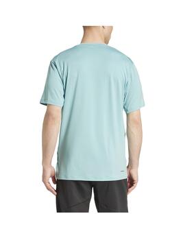 Camiseta Adidas TR-ES Stretch T Turquesa Hombre