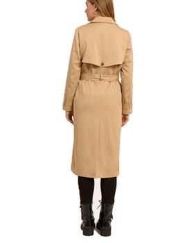 Gabardina Naf Naf Denver Beige Mujer