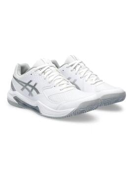 Zapatilla Asics Gel Dedicate 8 Padel Blanco Mujer