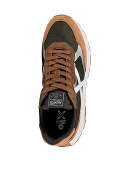 Zapatillas Munich Babel 03 Verde/Camel Hombre