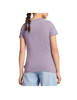 Camiseta Puma ESS Logo Morado Niña