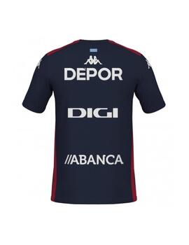 Camiseta Kappa Abou Pro 8 Deportivo Marino/Rojo