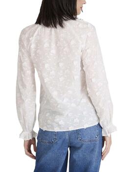 Blusa Naf Naf Halesia ML Blanco