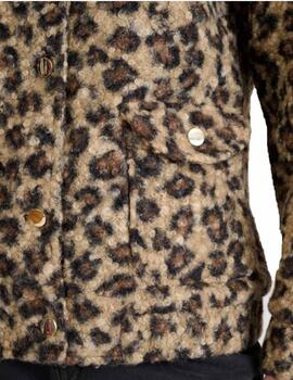 Parka Naf Naf Verseau Animal Print Mujer