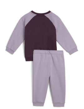 Chandal Puma Minicats ESS Raglan Jogger Morad Niña