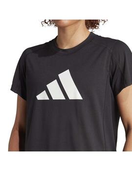 Camiseta Adidas TR-ES Logo T Negro Mujer