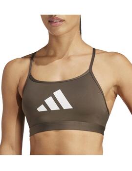 Top Adidas Aerct BL Bra Verde Mujer