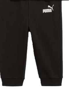 Chandal Puma MINICATS AOP Crew Jogger Negro Niño