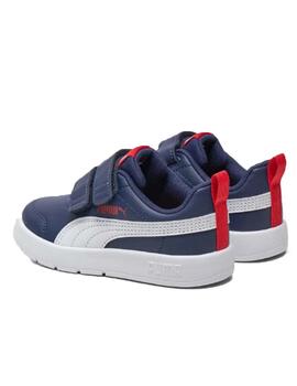 Zapatillas Puma Courtflex V3 V PS Azul Niño