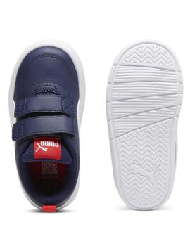 Zapatillas Puma Courtflex V3 V Inf Azul Niño