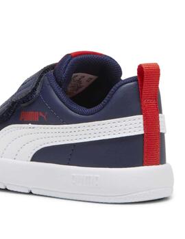 Zapatillas Puma Courtflex V3 V Inf Azul Niño