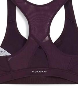 Top Puma 4KEEPS RUN Morado Mujer