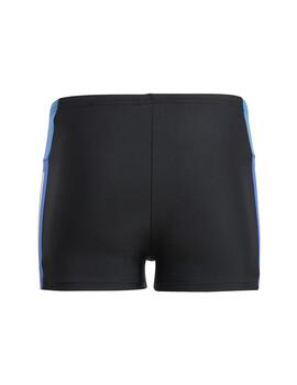 Bañador Adidas CB 3S Boxer Negro/Azul Niño